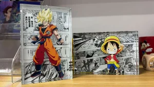 acrylic display by flatbed