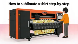 How to sublimate a shirt step-by-step