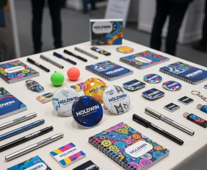 printing on plastic badges and premium metal pens