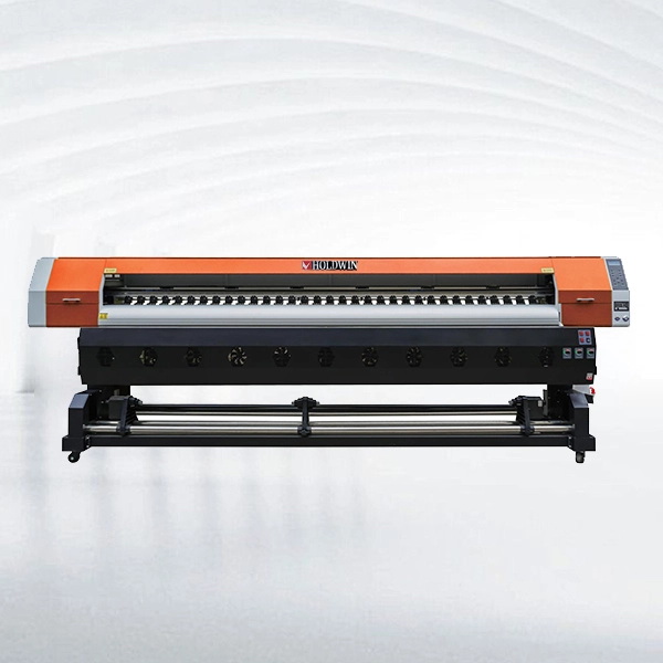 Drukarka z 2 głowicami UV roll to roll