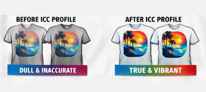 before and after icc profile