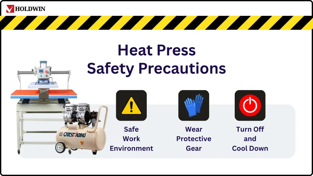 heat press safety precaution