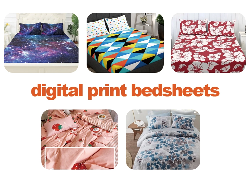 digital printed bedsheets
